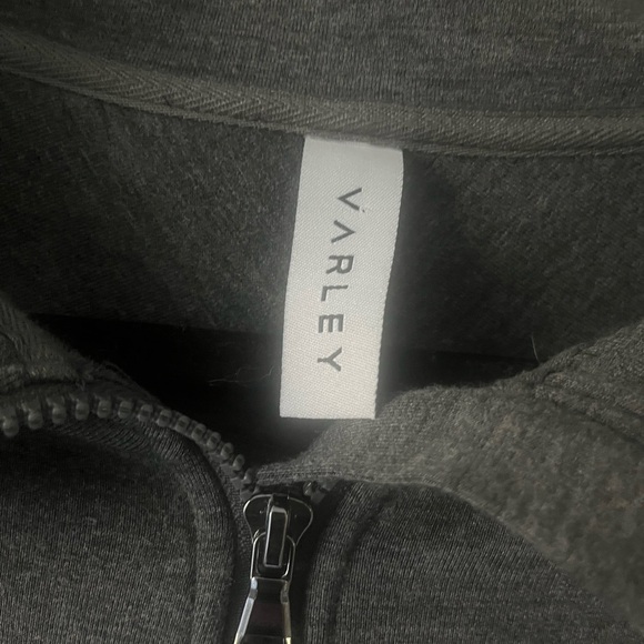 Varley Funnel Neck Full Zip Dark Grey Sweat Jacket - Picture 4 of 4